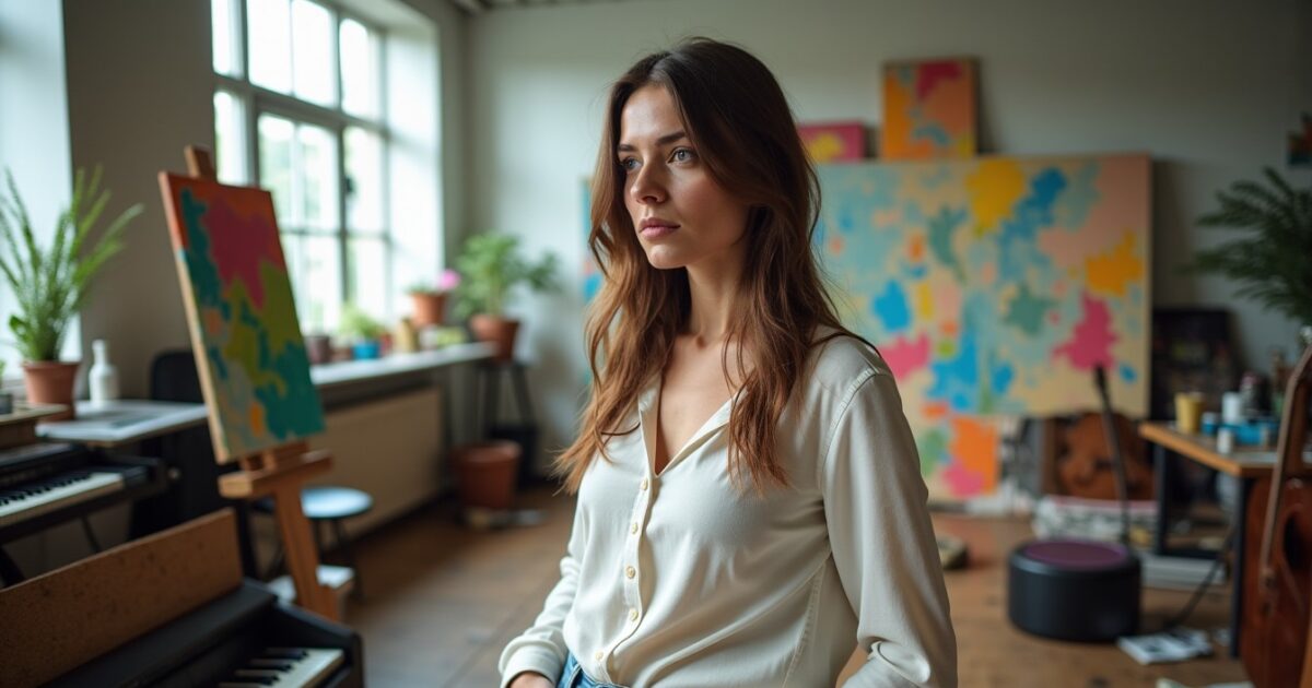 Sophie Brussaux : un voyage créatif entre art visuel et musique, le portrait d’une artiste plurielle