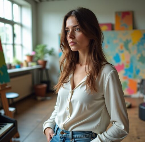 Sophie Brussaux : un voyage créatif entre art visuel et musique, le portrait d’une artiste plurielle