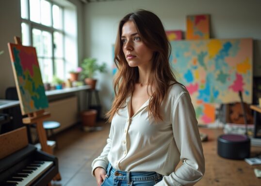Sophie Brussaux : un voyage créatif entre art visuel et musique, le portrait d’une artiste plurielle