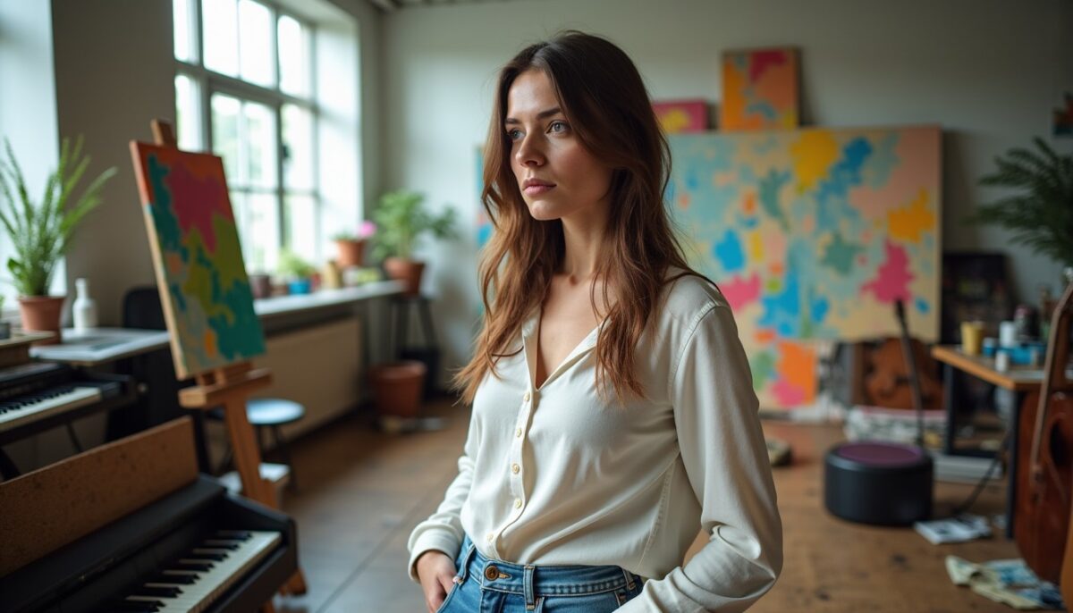 Sophie Brussaux : un voyage créatif entre art visuel et musique, le portrait d’une artiste plurielle