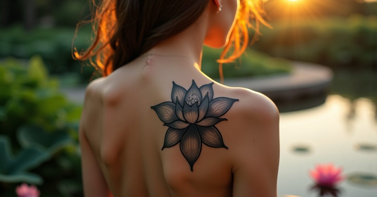 Découvrir la symbolique profonde des tatouages de fleurs de lotus