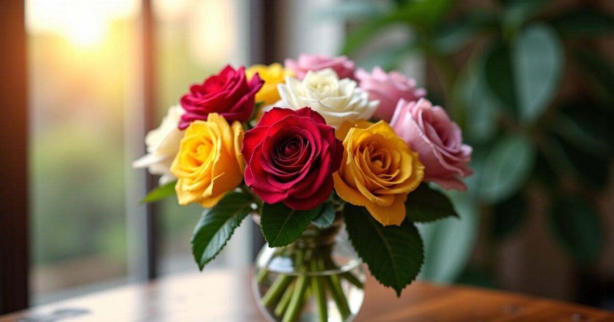 Le langage secret des roses : comprendre la signification des couleurs