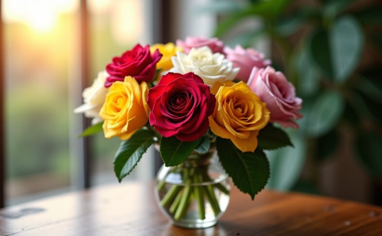 Le langage secret des roses : comprendre la signification des couleurs