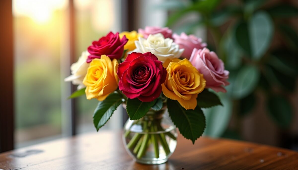 Le langage secret des roses : comprendre la signification des couleurs